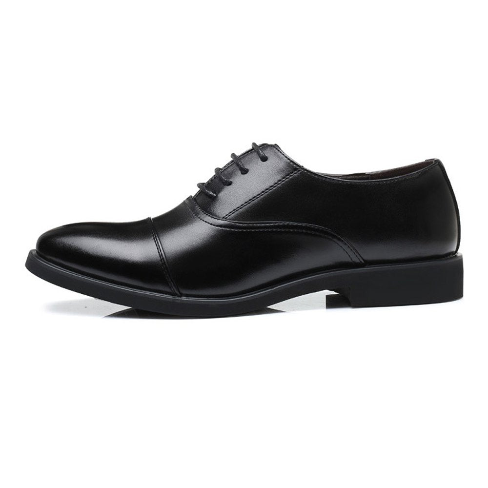 Sapato Social Luxalt - Aumenta Altura 6cm 'Black'