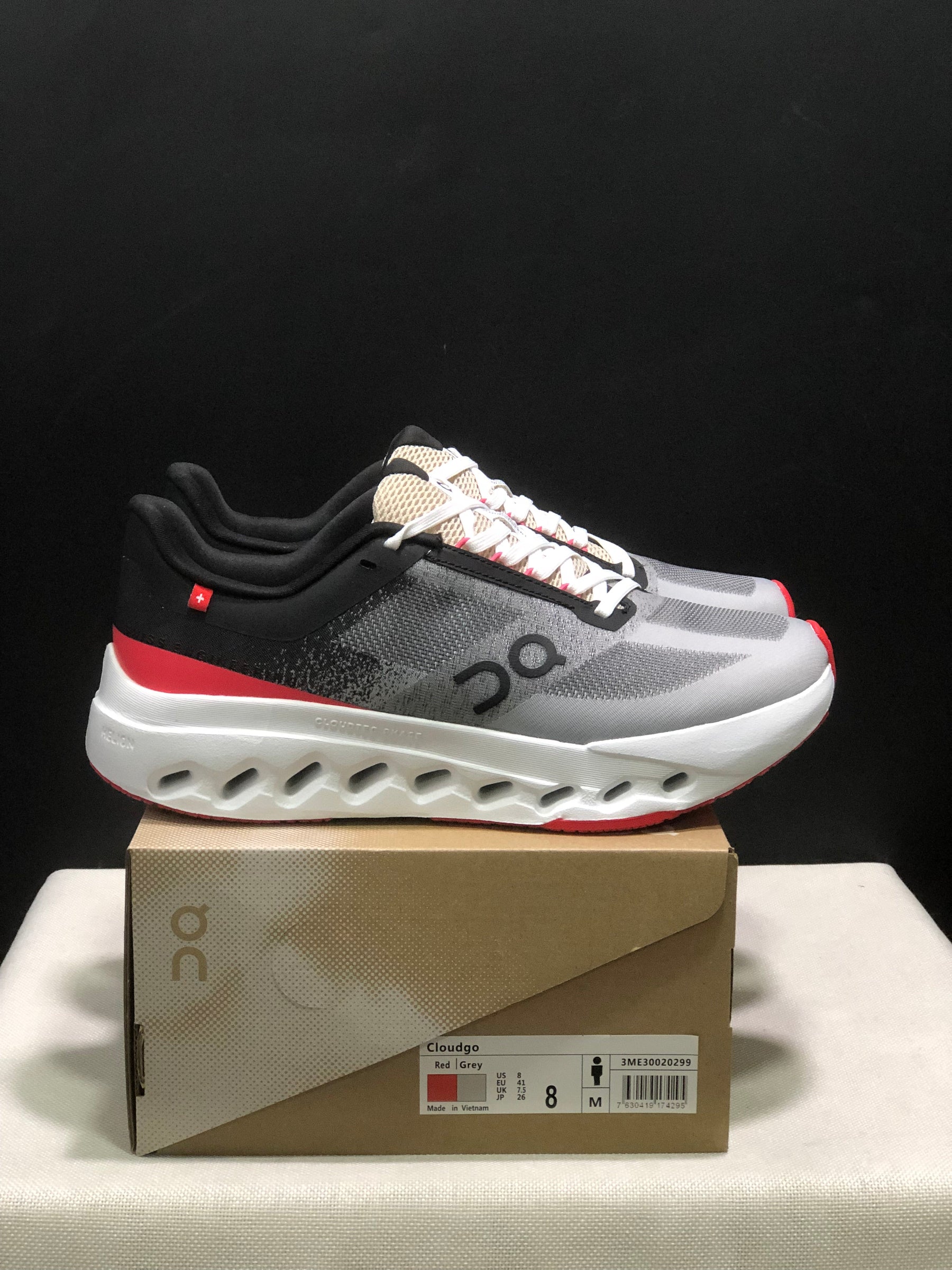 On Cloudsurfer Next 'black-gray-pink'