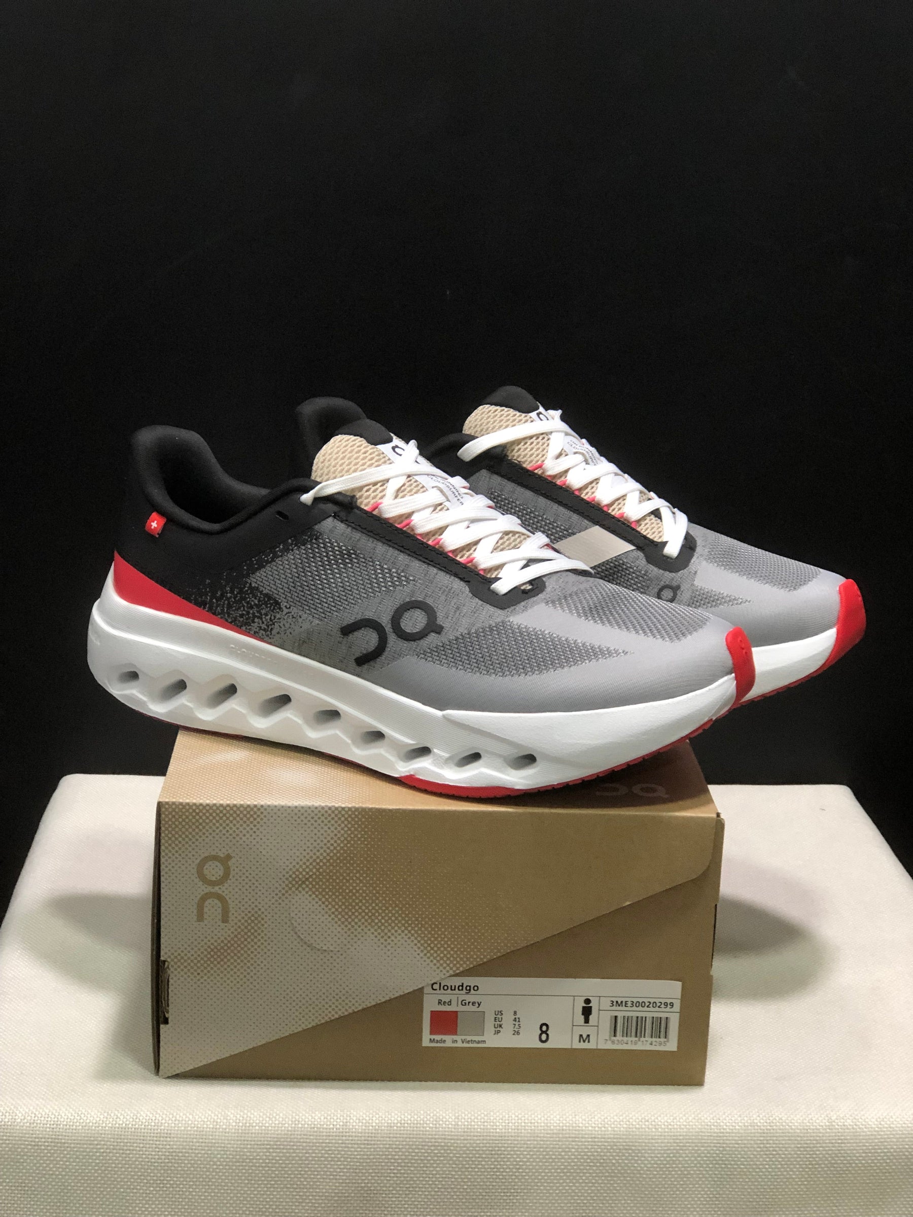 On Cloudsurfer Next 'black-gray-pink'
