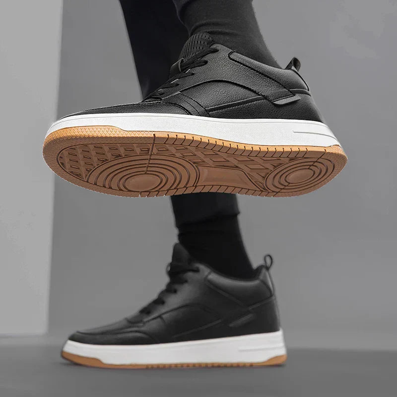 Tênis Casual Alto Boost - Aumenta Altura 10cm 'Black'