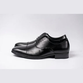 Sapato Social Luxalt - Aumenta Altura 6cm 'Black'