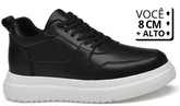 Tênis Casual Axis - Aumenta Altura 8cm 'Black'