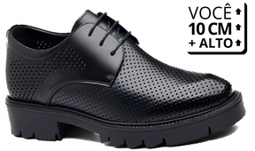 Sapato Social Stratto - Aumenta Altura 10cm
