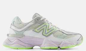 New Balance 9060 White Silver Metalic Taro