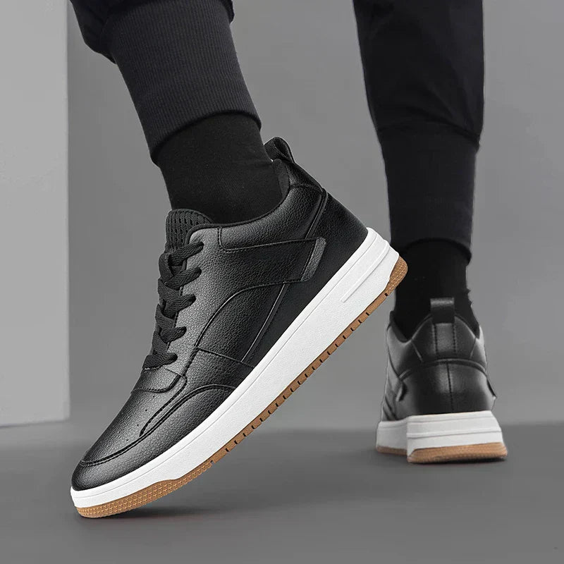 Tênis Casual Alto Boost - Aumenta Altura 10cm 'Black'