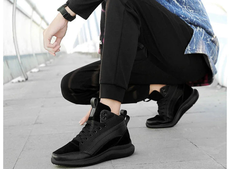 Tênis Casual Shadowlift - Aumenta Altura 10cm - "Black"