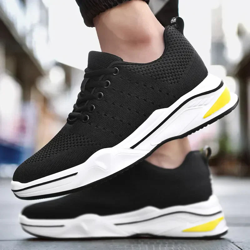 Tênis Esportivo SkyRun - Aumenta Altura 8cm 'Black'